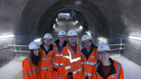  ESD MPhil Students visit to Crossrail March 16 