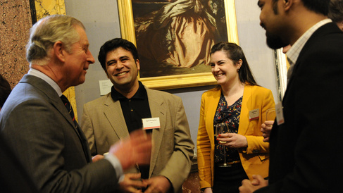 HRH The Prince of Wales at Cambridge Trusts Scholar's Reception 