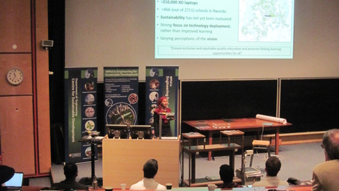 Taskeen Adam, ESD 14-15, on Cambridge-Africa PhD studentship  scheme 