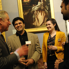 HRH The Prince of Wales at Cambridge Trusts Scholar's Reception 