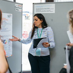 Menna Dessouki (ESD 15-16 ) presents at Resilient Cities 2018 conference