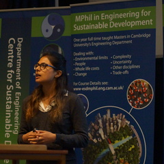 MPhil student Nafisa Bhikhoo wins best presentation prize 2015 