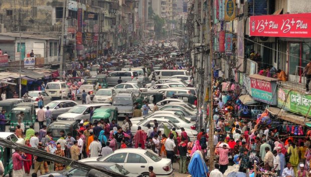 Dhaka Traffic Jam Joiseyshowaa via Flickr