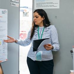 Menna Dessouki (ESD 15-16 ) presents at Resilient Cities 2018 conference