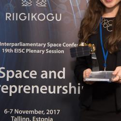Space for Sustainability Award Winner Katherine Bruce (ESD 16-17)
