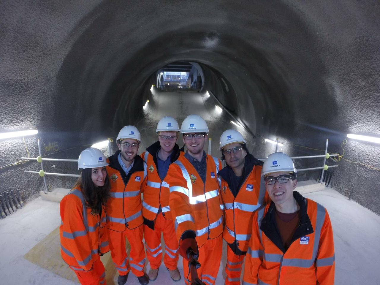  ESD MPhil Students visit to Crossrail March 16 